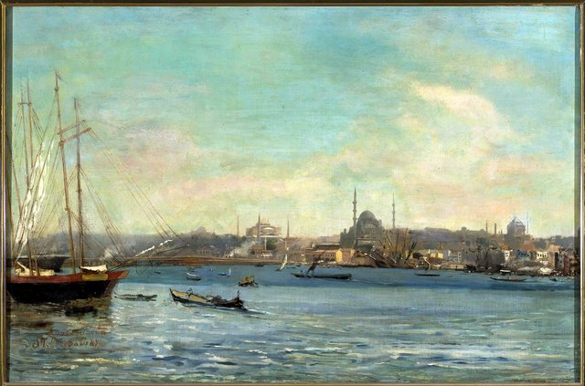 Panorama of Istanbul by Stanisław Chlebowski