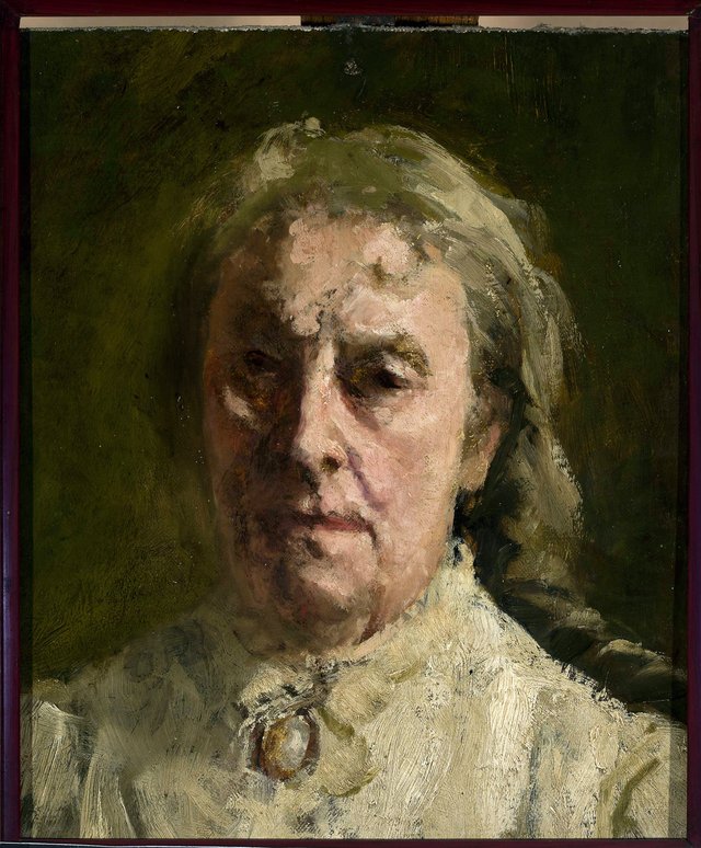Head of a woman by Maksymilian Gierymski
