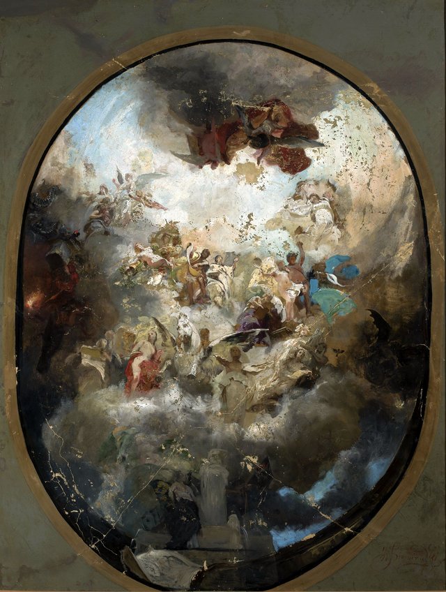 Plafond project by Henryk Siemiradzki