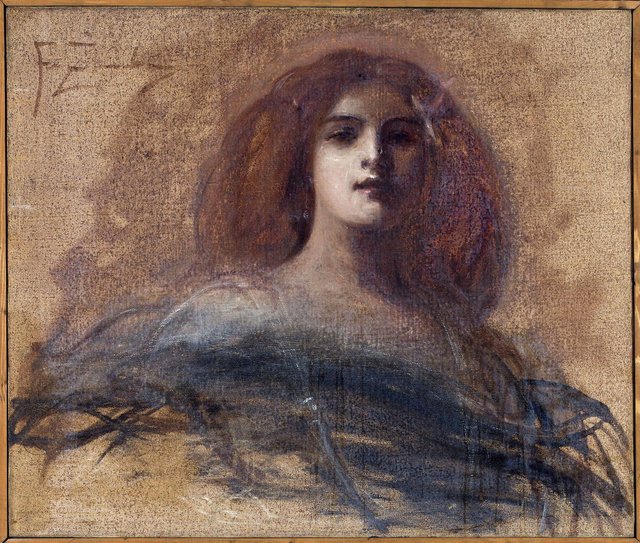 Red-haired woman by Franciszek Żmurko