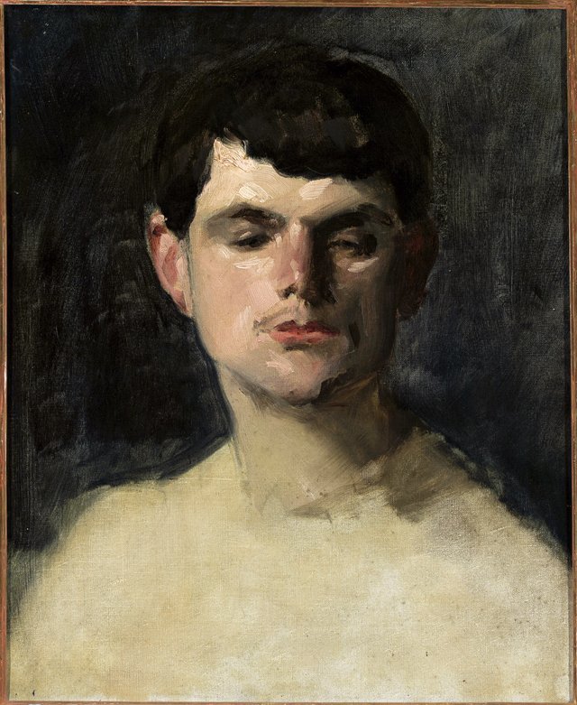 Study of a male head by Carolus-Duran
