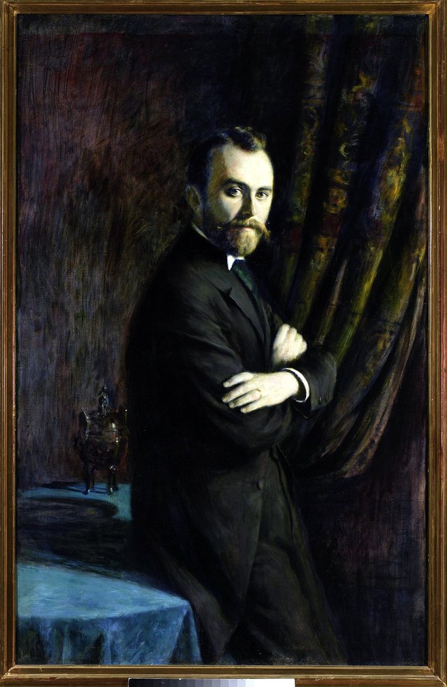 Portrait of Konrad Dynowski by Władysław Podkowiński