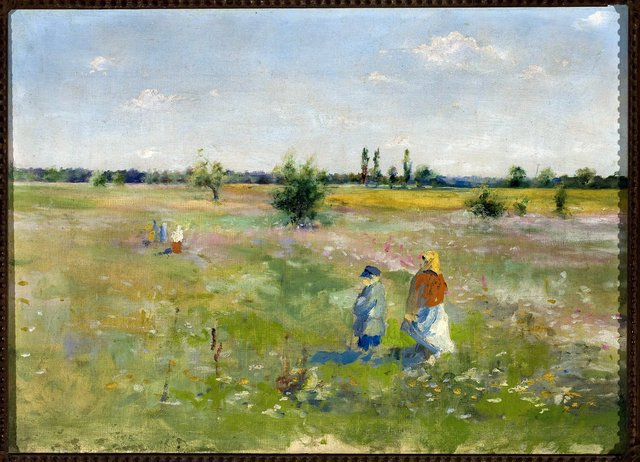In the meadow by Władysław Podkowiński