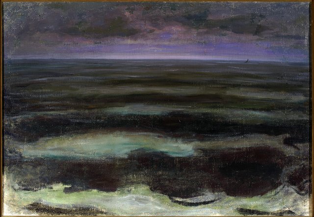 Sea at night by Władysław Ślewiński