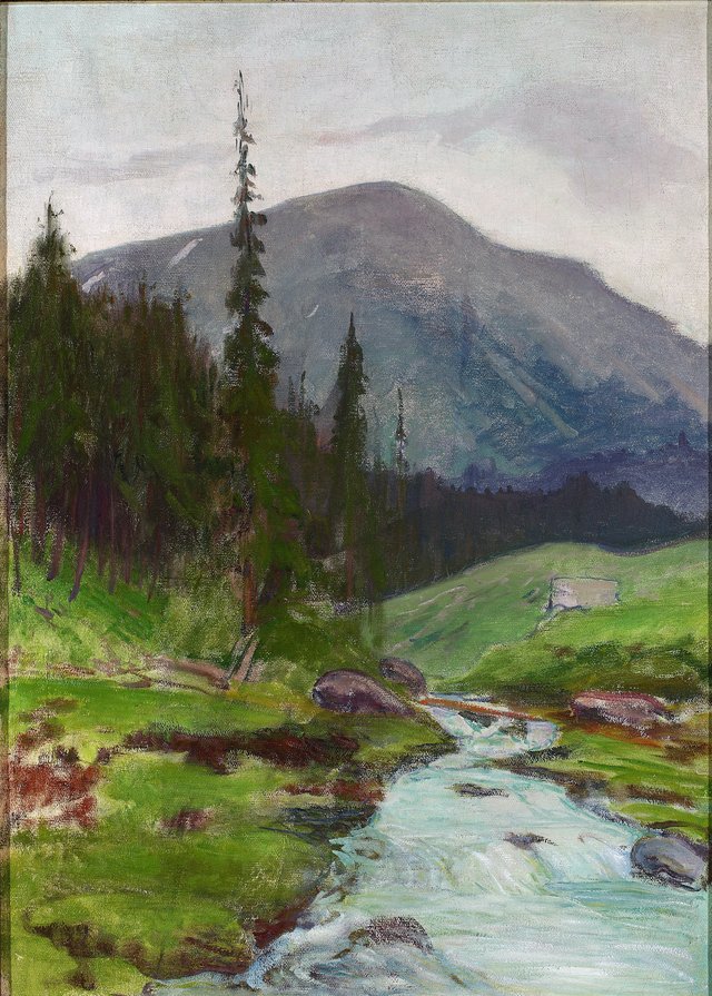Mountain landscape by Władysław Ślewiński