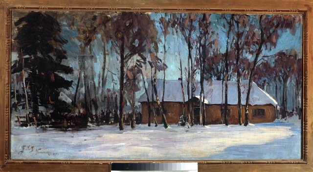 Cottage in Nesvizh by Julian Fałat