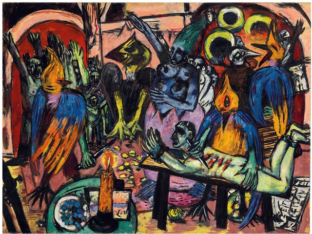 Birds’ Hell by Max Beckmann