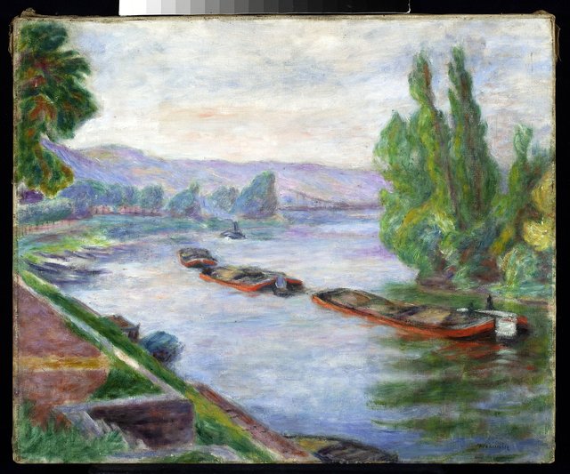 Seine in Les Andelys by Józef Pankiewicz