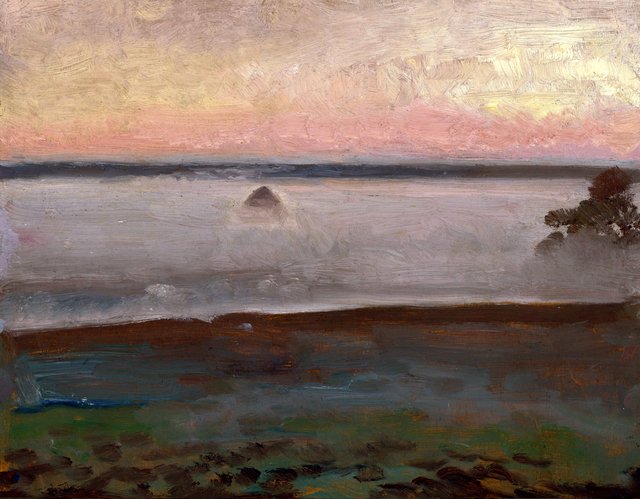 Morning mists by Józef Chełmoński