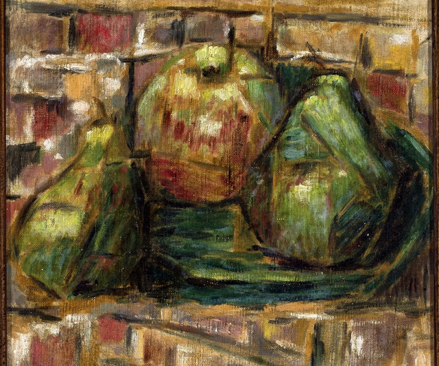 Still life with pears by Tadeusz Makowski