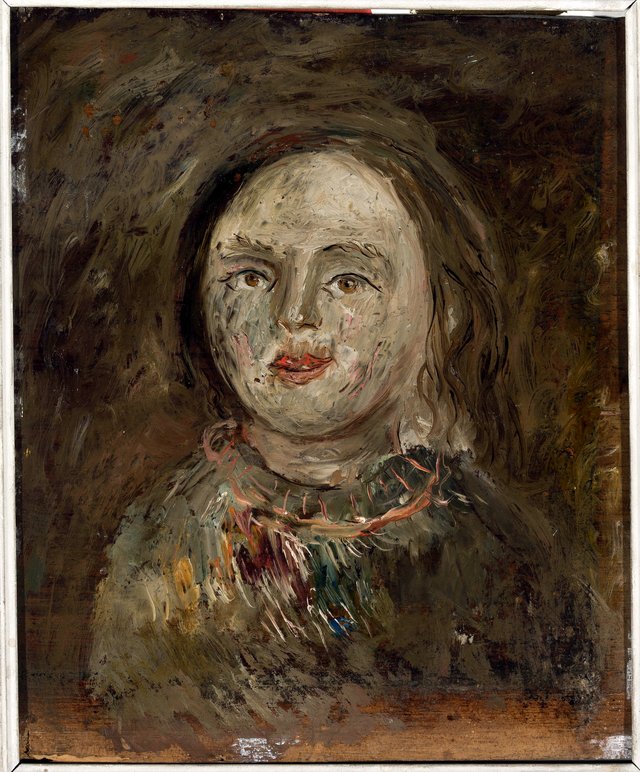 Głowa dziewczynki by Tadeusz Makowski