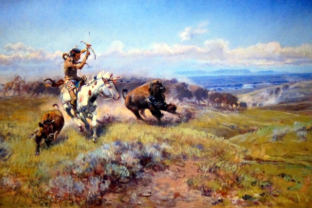 Fighting Meat by Charles Marion Russell