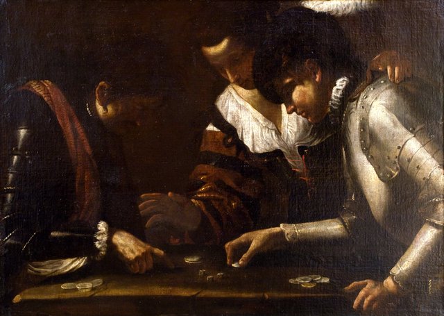 Dice Players by Mattia Preti