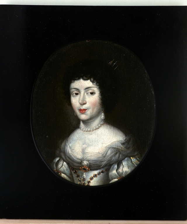 Portret Marii Kazimiery de la Grange d'Arquien Sobieskiej, zwanej Marysieńką (1641-1716), królowej Polski, żony Jana III Sobieskiego by Daniel Schultz