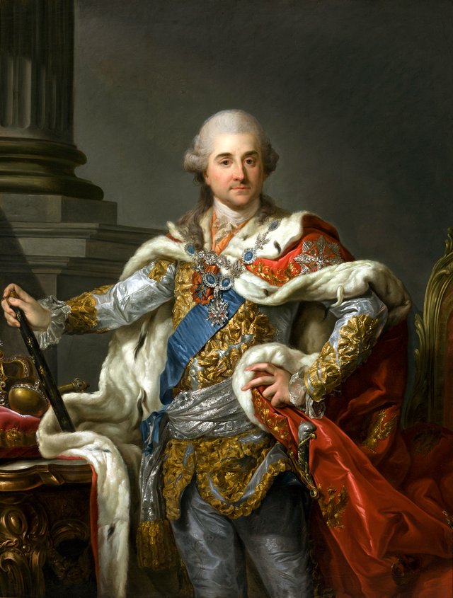 Portrait of Stanislaus Augustus Poniatowski in Coronation Robes by Marcello Bacciarelli