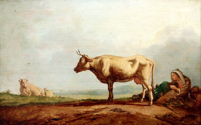 Cows at Pasture by Jacob van Strij