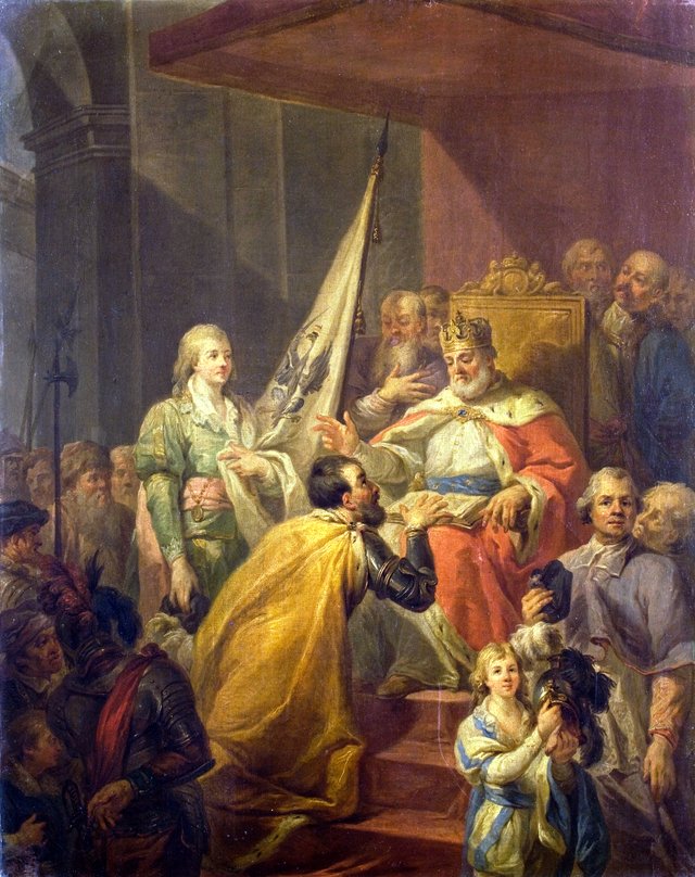 Prussian Homage by Marcello Bacciarelli