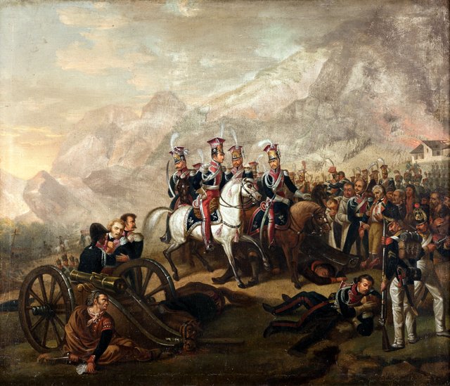 Somosierra by Horace Vernet