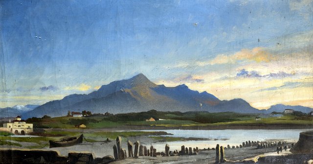 Oriental Landscape by Stanisław Chlebowski