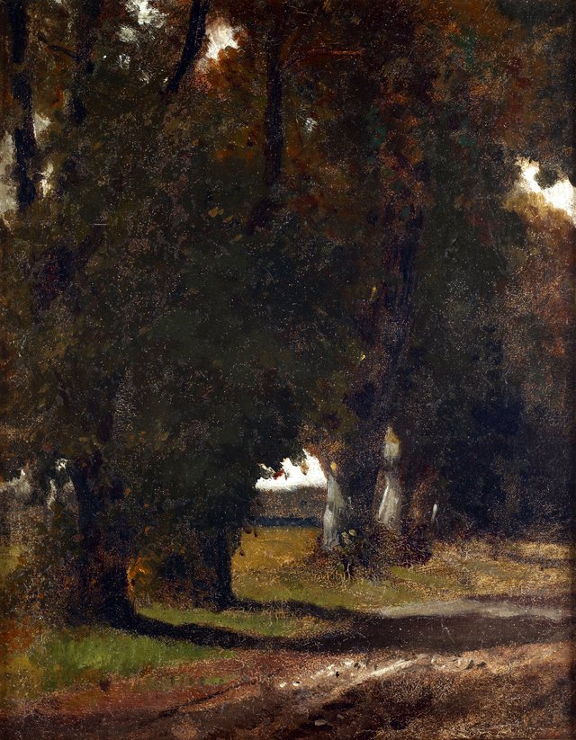 Road Among Trees by Maksymilian Gierymski
