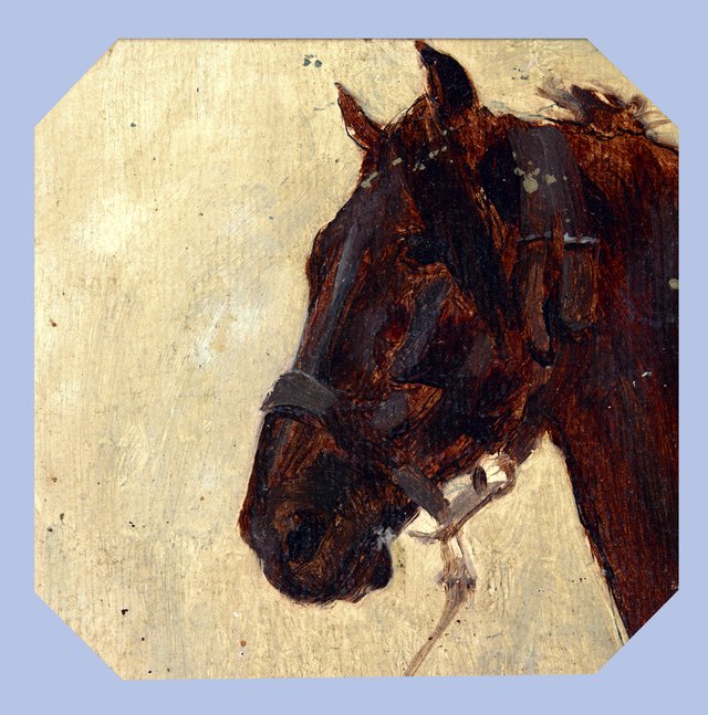 Study of the Horse's Head by Maksymilian Gierymski