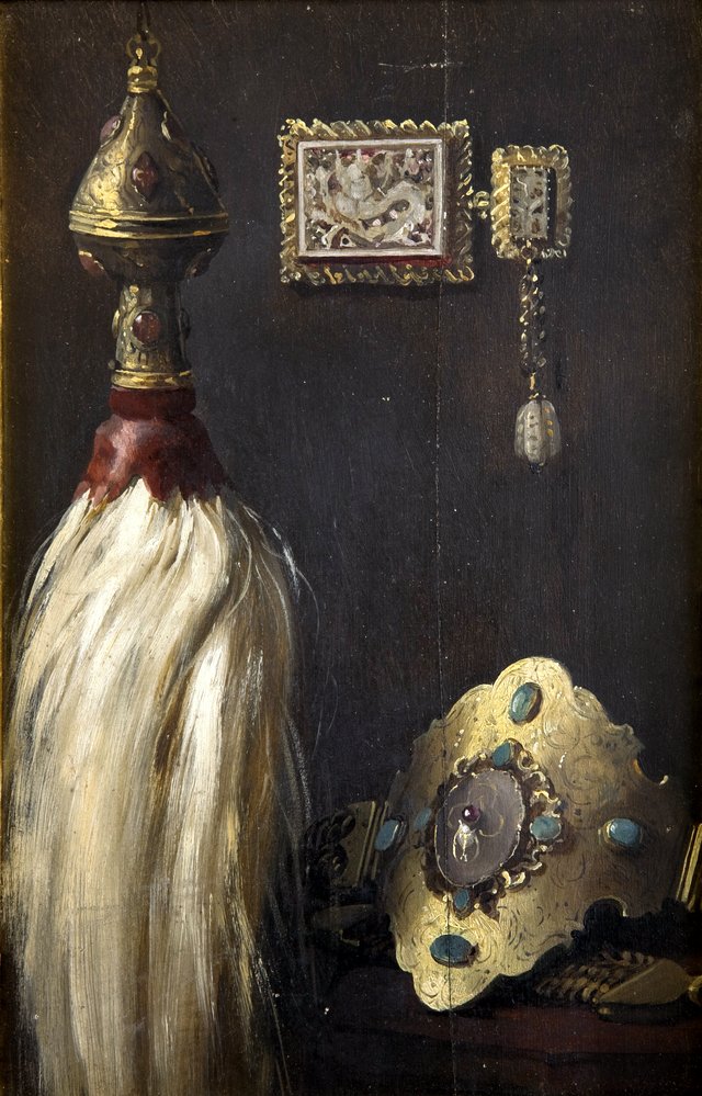 Study of a Turkish Horse-Tail Ensign and Nose-Band by Stanisław Chlebowski
