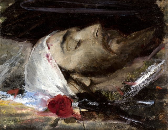 Head of Christ by Leon Wyczółkowski