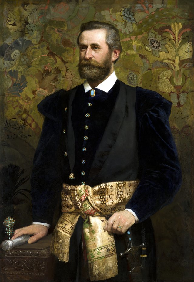 Portrait of Ludwik Wodzicki (1834–1894), Marhal of the Galician Seym by Henryk Siemiradzki