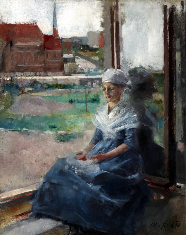 Breton Woman (Version II) by Olga Boznańska
