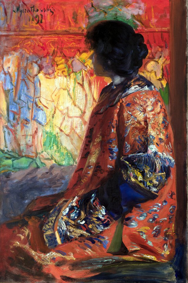 Japanese Woman by Leon Wyczółkowski