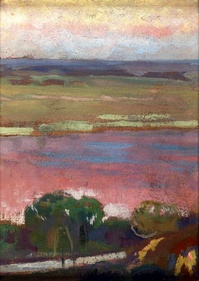 Pink River by Jan Stanisławski