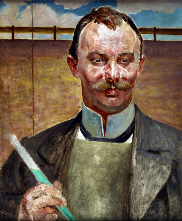 Portrait of Alfred Stepek by Jacek Malczewski