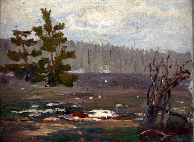 Grey Spring Day by Jan Stanisławski