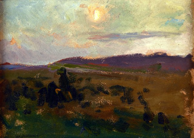 Moonrise by Jan Stanisławski