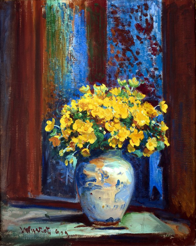 Marsh Marigolds by Leon Wyczółkowski