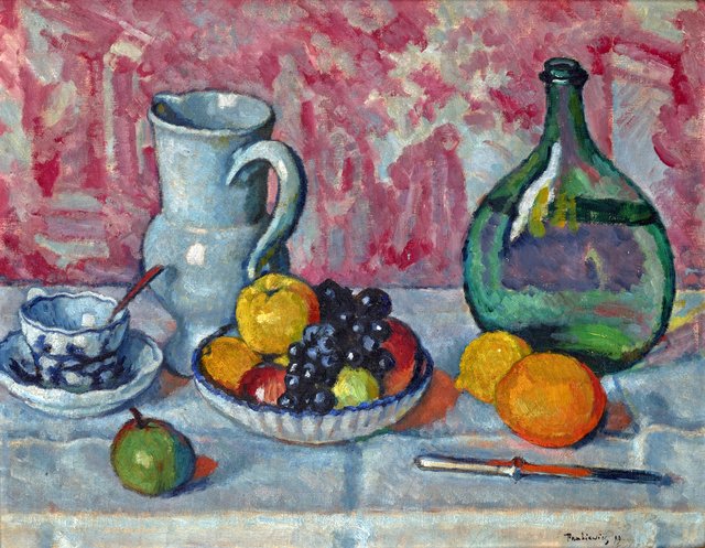 Still Life with a Knife by Józef Pankiewicz