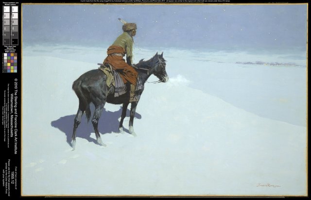 Friends or Foes? (The Scout) by Frederic Remington