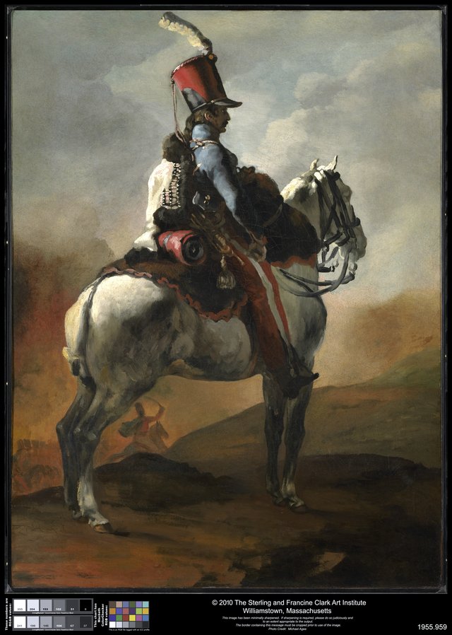 Trumpeter of the Hussars by Théodore Géricault