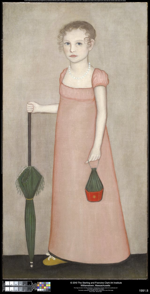 Portrait of Harriet Campbell by Ammi Phillips