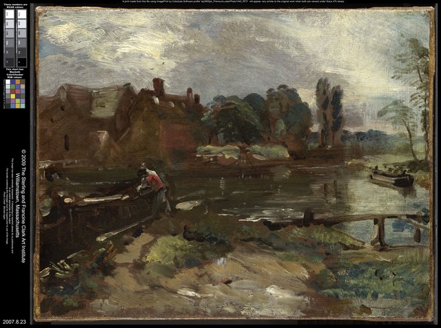 Flatford Mill from the Lock by John Constable