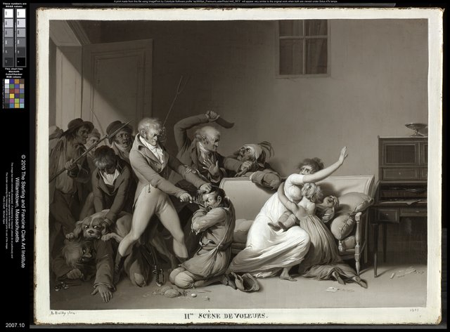 Second Scene of Burglars: The Burglars Arrested by Louis-Léopold Boilly