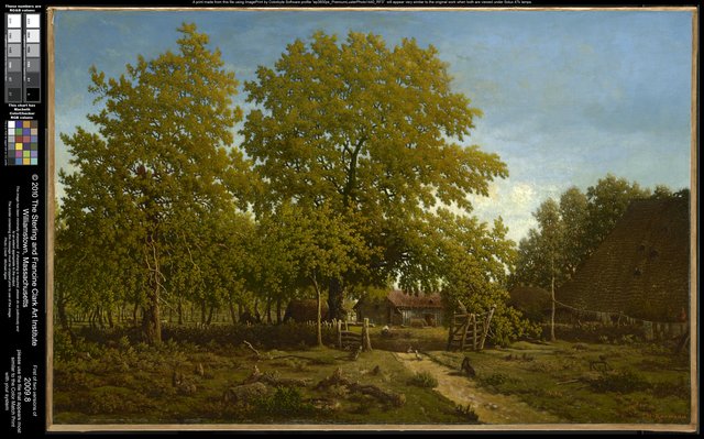 Farm in the Landes by Théodore Rousseau
