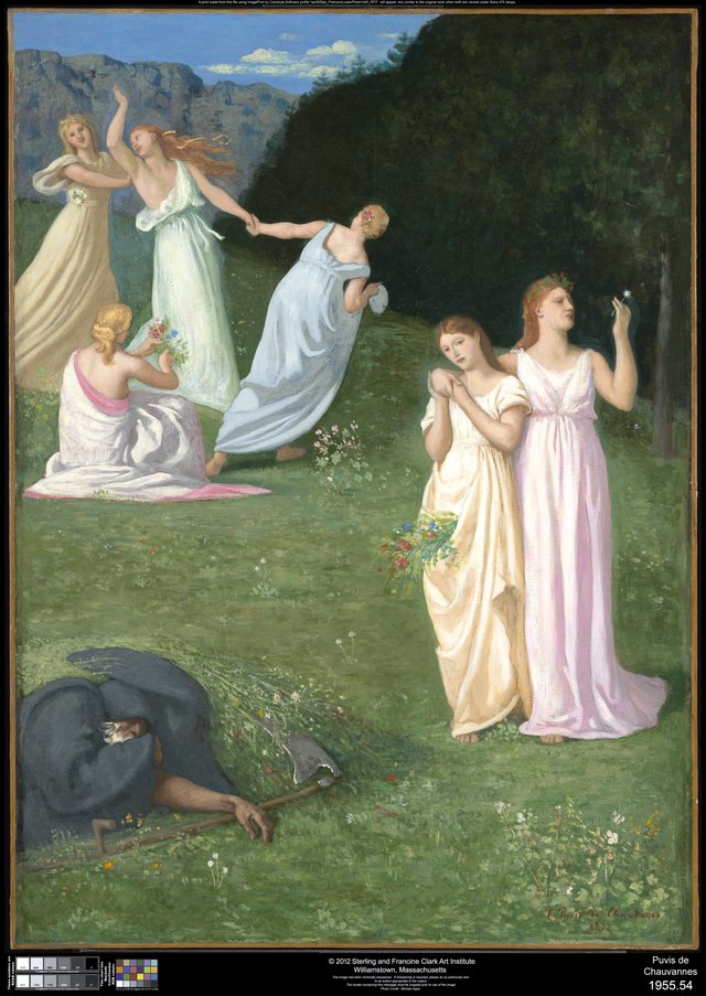 Death and the Maidens by Pierre Puvis de Chavannes
