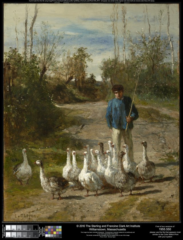 The Gooseherd by Constant Troyon