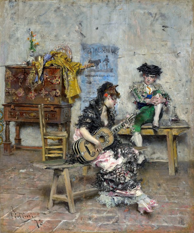 Guitar Player by Giovanni Boldini