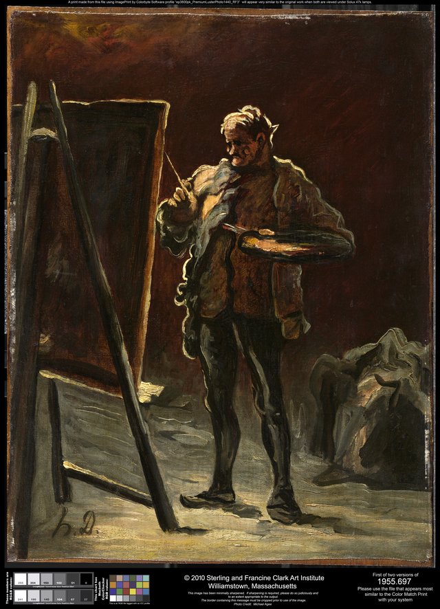 An Artist by Honoré Daumier