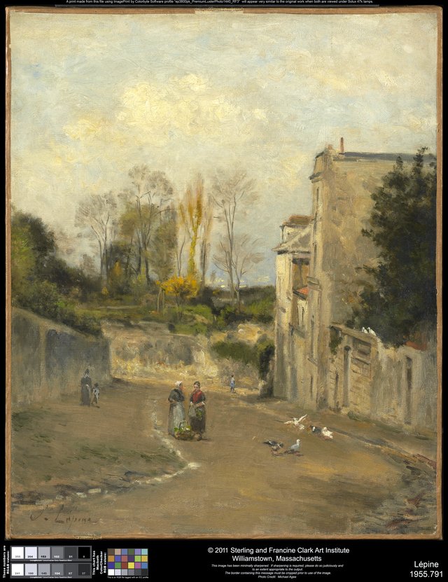 Montmartre, the rue Cortot by Stanislas Lépine