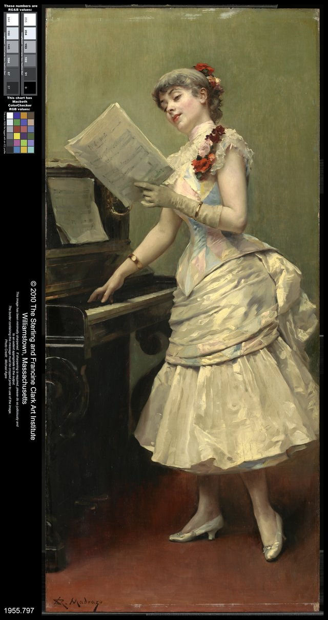 The Singer by Raimundo de Madrazo y Garreta