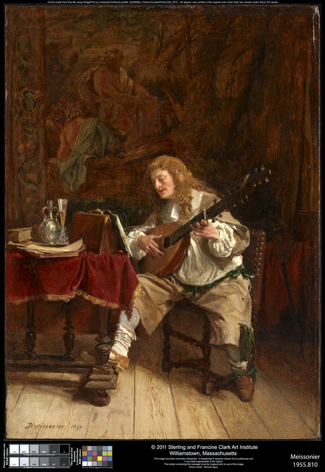 The Musician by Jean-Louis-Ernest Meissonier