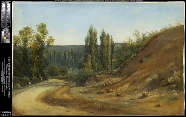 Road in the Jura by Théodore Rousseau
